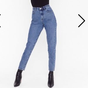 High-Waisted Mom Jeans